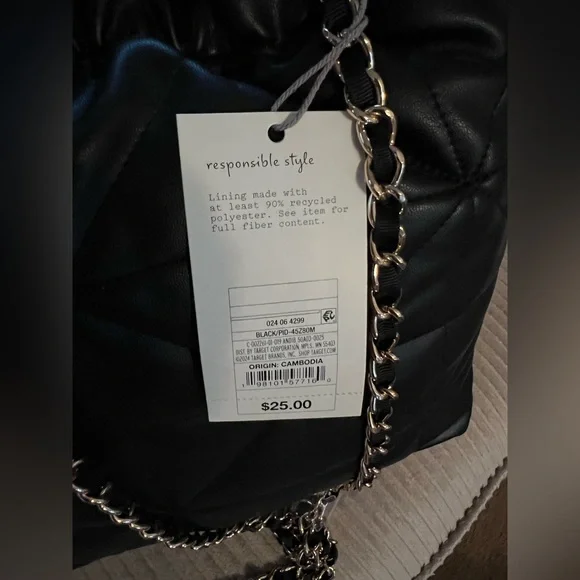 Rouched Chain Crossbody Bag - A New Day nwt - Picture 4 of 5